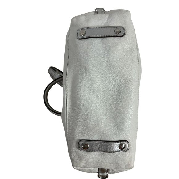 Coach ASHLEY SATCHEL Silver Ivory Shoulder Strap + BONUS Crossbody Strap F15445 - Picture 6 of 14